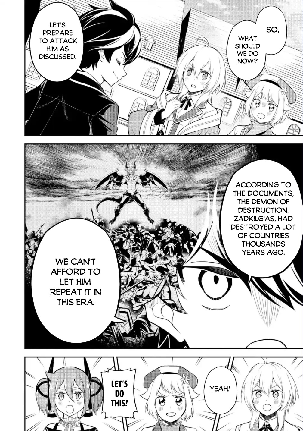 Shikkaku Mon no Saikyou Kenja Chapter 58.1 page 8 - Chapter 58.1: The Strongest Sage Evacuates the Residents