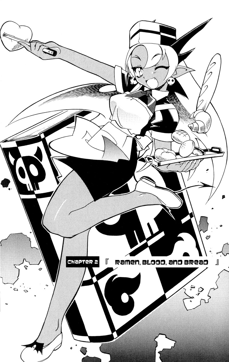 Shikotama Chapter 2 page 1 - Chapter 2: Ramen, Blood, Bread and...