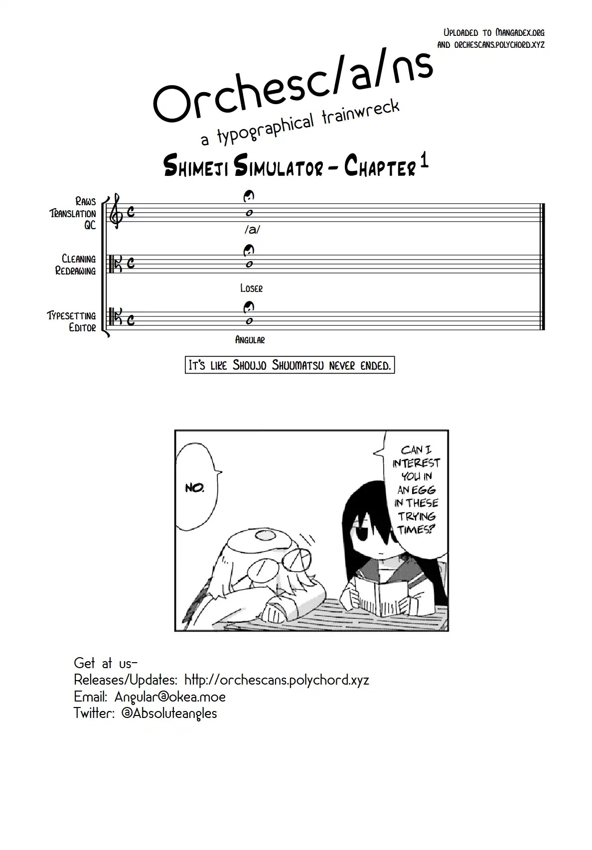 Shimeji Simulation Chapter 1 page 12 - Chapter 1