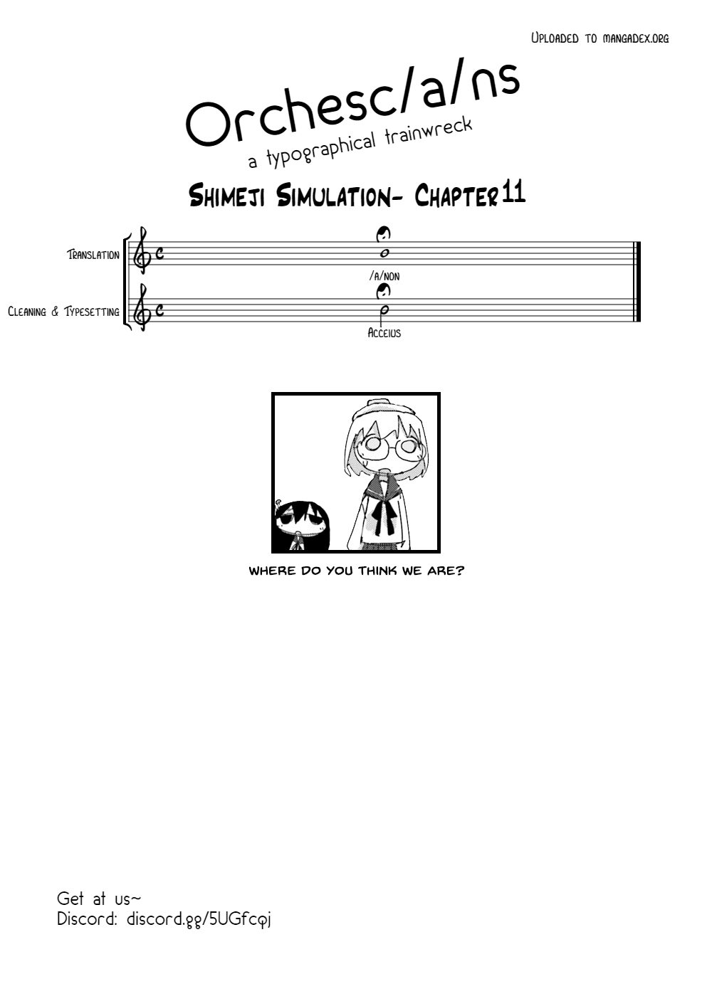 Shimeji Simulation Chapter 11 page 11 - Chapter 11