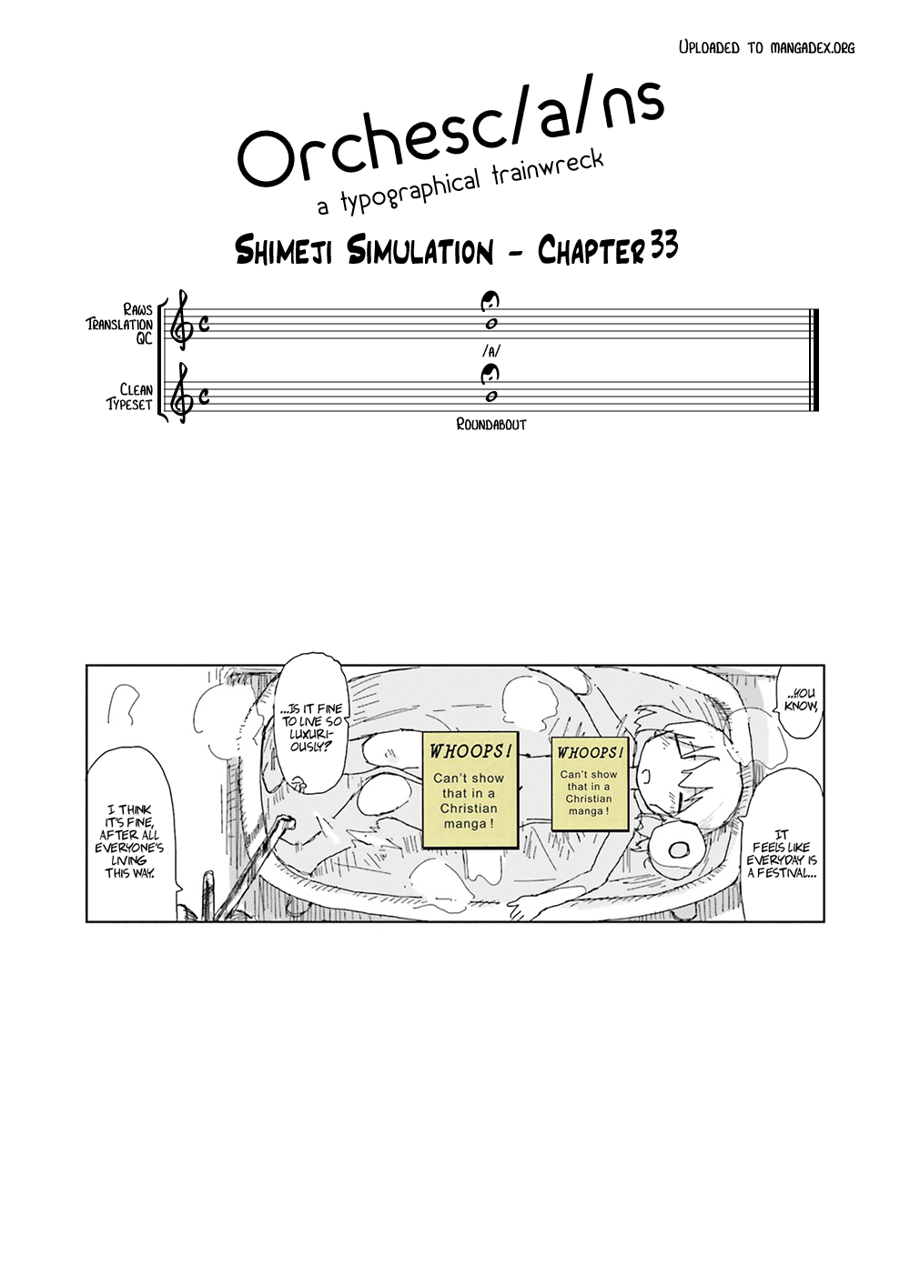 Shimeji Simulation Chapter 33 page 11 - Chapter 33