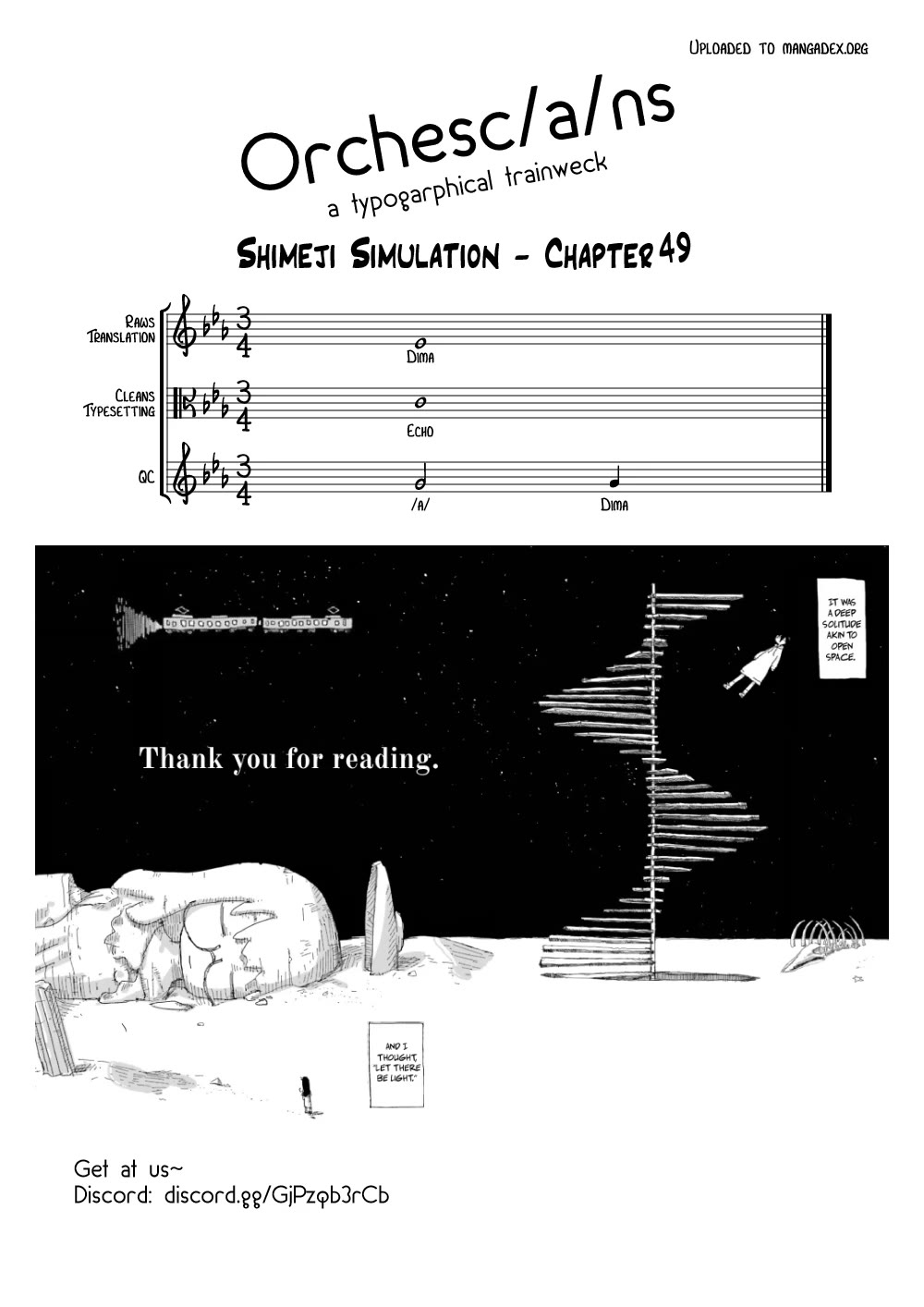Shimeji Simulation Chapter 49 page 21 - Chapter 49 [END]