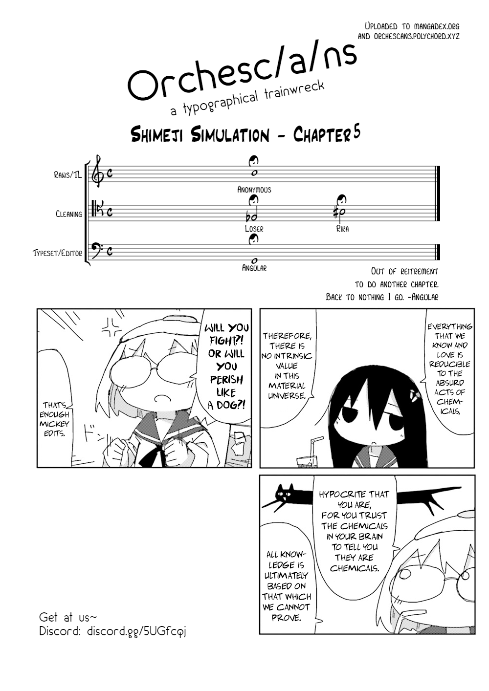 Shimeji Simulation Chapter 5 page 10 - Chapter 5