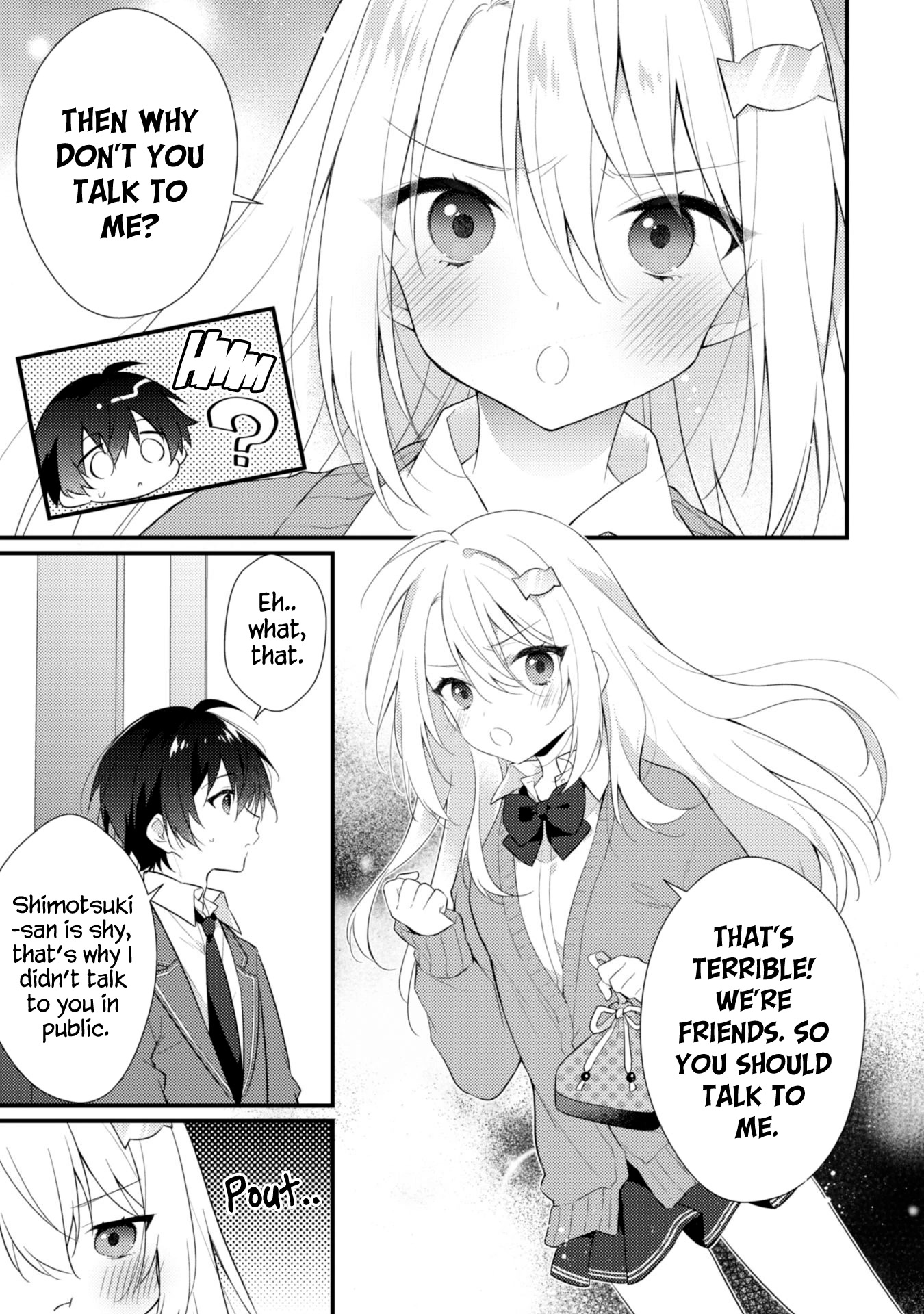 Shimotsuki-san Likes the Mob ~This Shy Girl is Only Sweet Towards Me~ Chapter 2 page 10 - Chapter 2