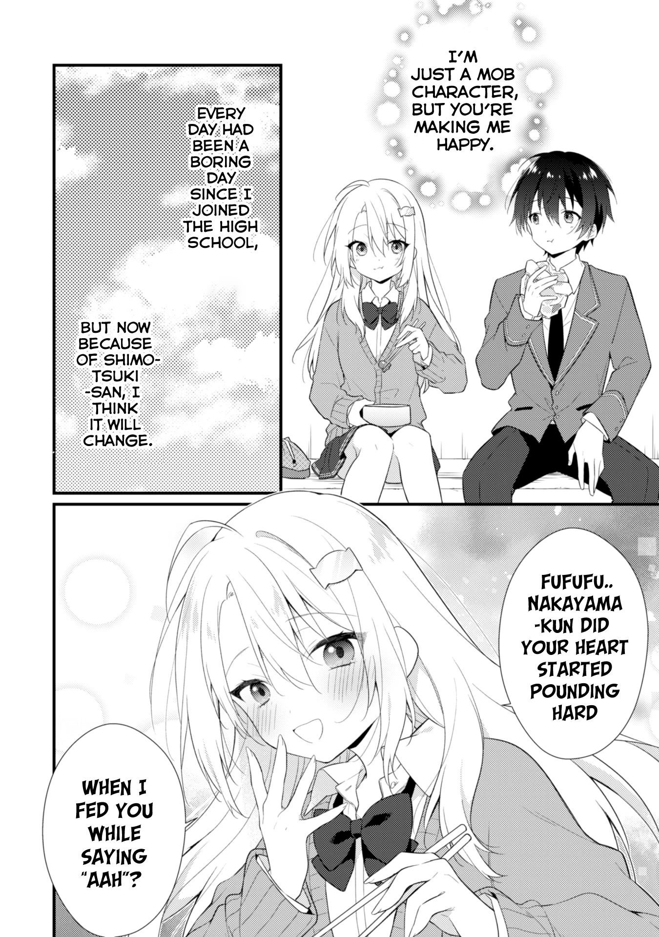 Shimotsuki-san Likes the Mob ~This Shy Girl is Only Sweet Towards Me~ Chapter 2 page 19 - Chapter 2
