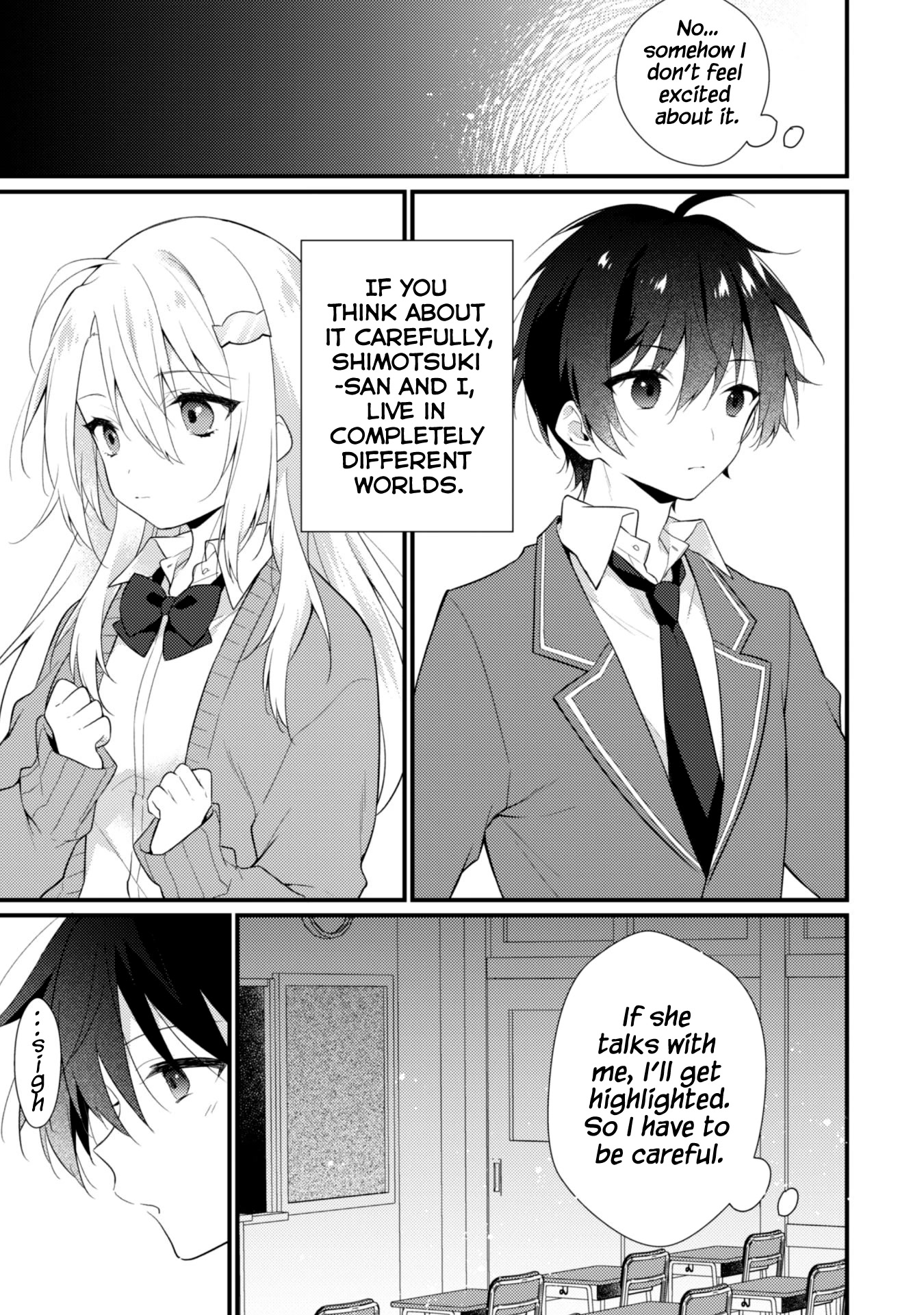 Shimotsuki-san Likes the Mob ~This Shy Girl is Only Sweet Towards Me~ Chapter 2 page 8 - Chapter 2