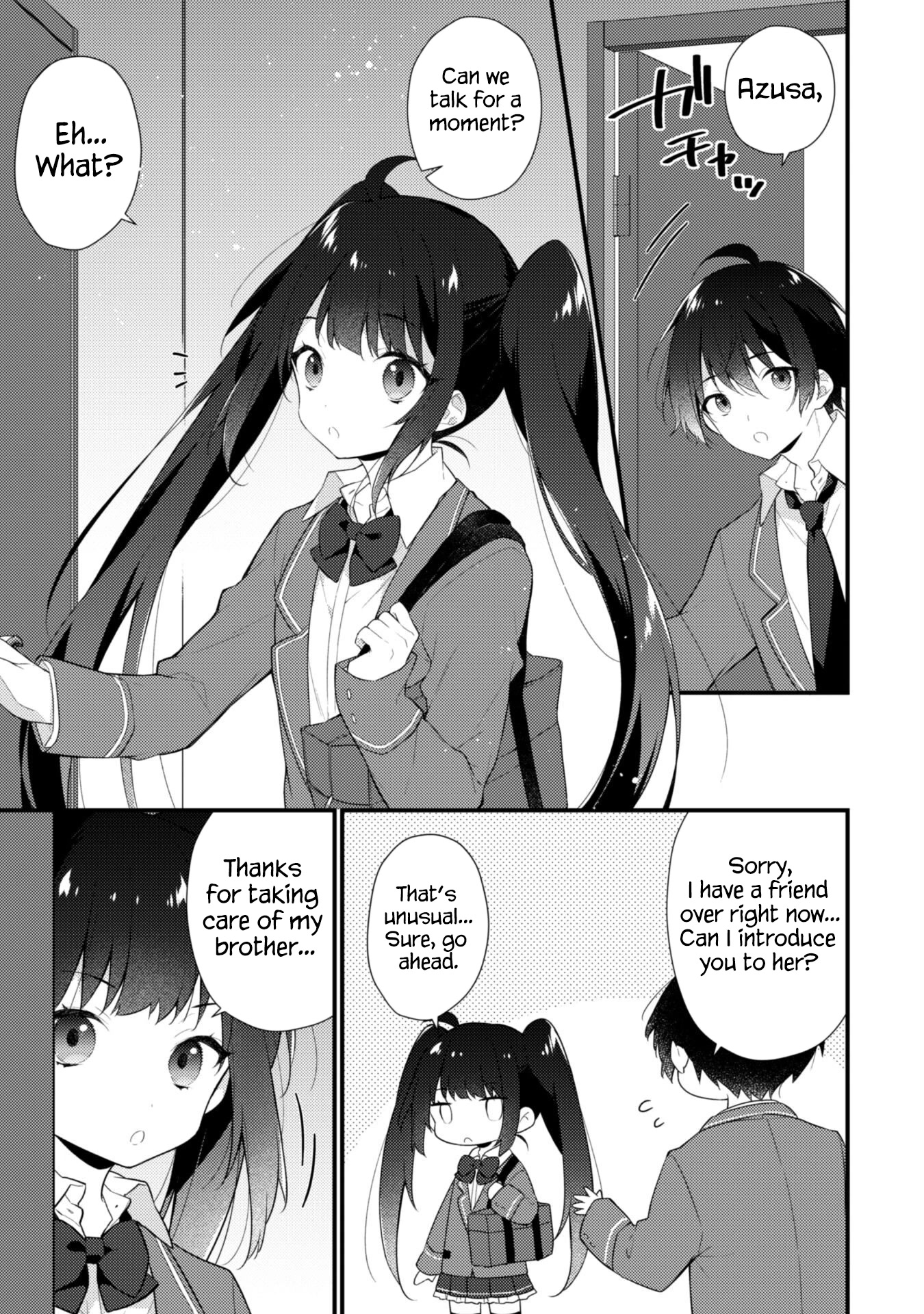 Shimotsuki-san Likes the Mob ~This Shy Girl is Only Sweet Towards Me~ Chapter 6 page 4 - Chapter 6