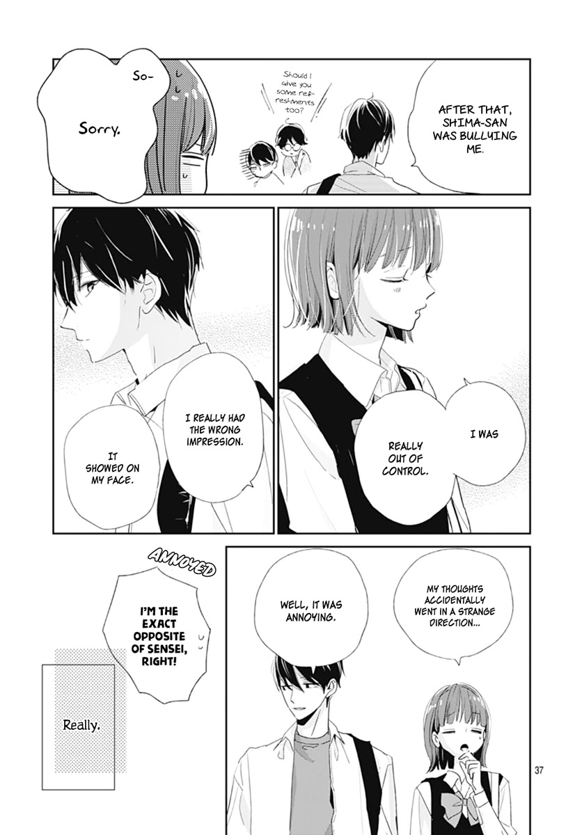 Shimotsuki-sensei no Amakunai Renai Kouza Chapter 7 page 39 - Chapter 7