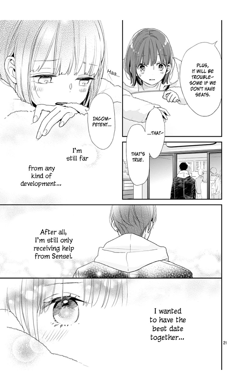 Shimotsuki-sensei no Amakunai Renai Kouza Chapter 8 page 23 - Chapter 8 [END]