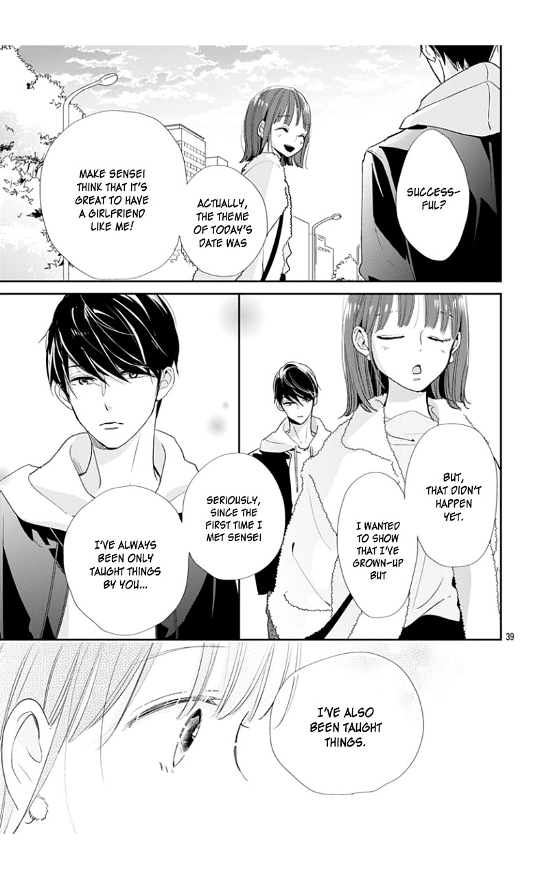 Shimotsuki-sensei no Amakunai Renai Kouza Chapter 8 page 41 - Chapter 8 [END]
