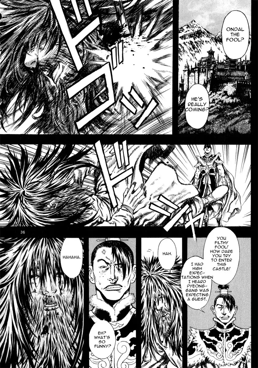 Shin Angyo Onshi Chapter 12.2 page 36 - Chapter 12.2: Ondal and Pyeonggang - Part 2