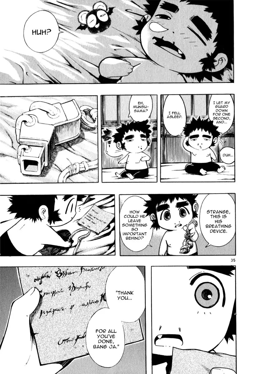 Shin Angyo Onshi Chapter 16.2 page 34 - Chapter 16.2: Legend of Hong Gildong - Part 2