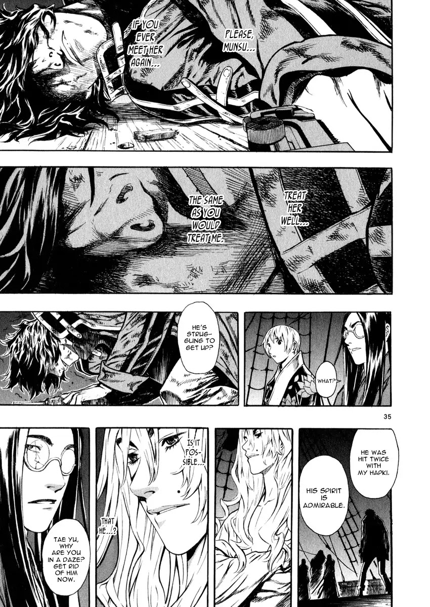 Shin Angyo Onshi Chapter 16.4 page 36 - Chapter 16.4: Legend of Hong Gildong - Part 4