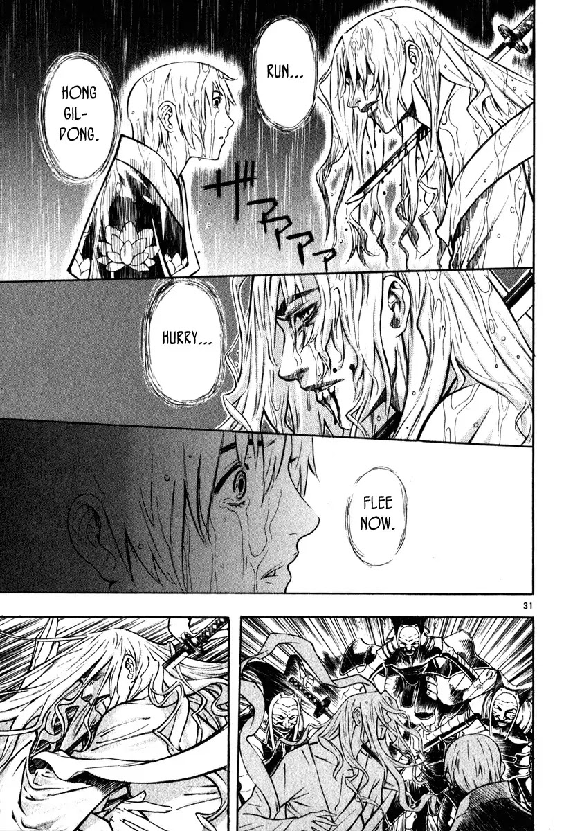 Shin Angyo Onshi Chapter 16.8 page 35 - Chapter 16.8: Legend of Hong Gildong - Part 8