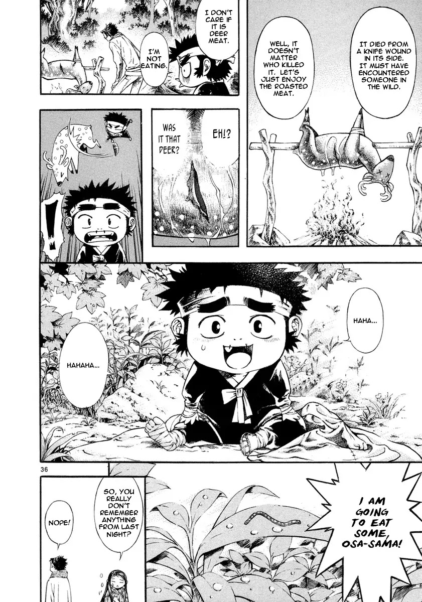 Shin Angyo Onshi Chapter 9 page 36 - Chapter 9: Jump, Tiny Earthworm!