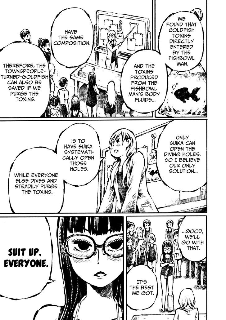 Shin Chimoguri Ringo to Kingyobachi Otoko Chapter 8.1 page 28 - Chapter 8.1