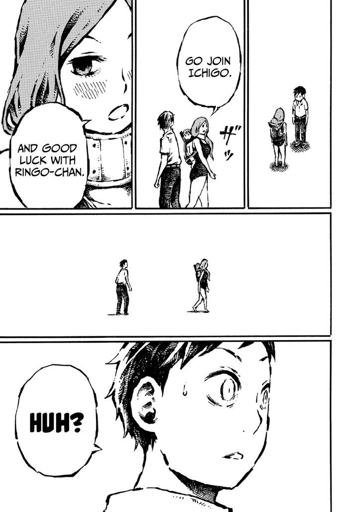 Shin Chimoguri Ringo to Kingyobachi Otoko Chapter 8.1 page 32 - Chapter 8.1