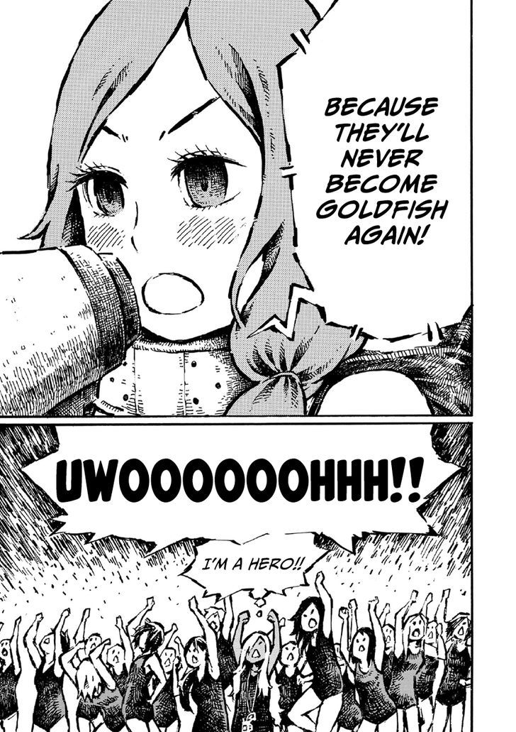 Shin Chimoguri Ringo to Kingyobachi Otoko Chapter 8.1 page 34 - Chapter 8.1