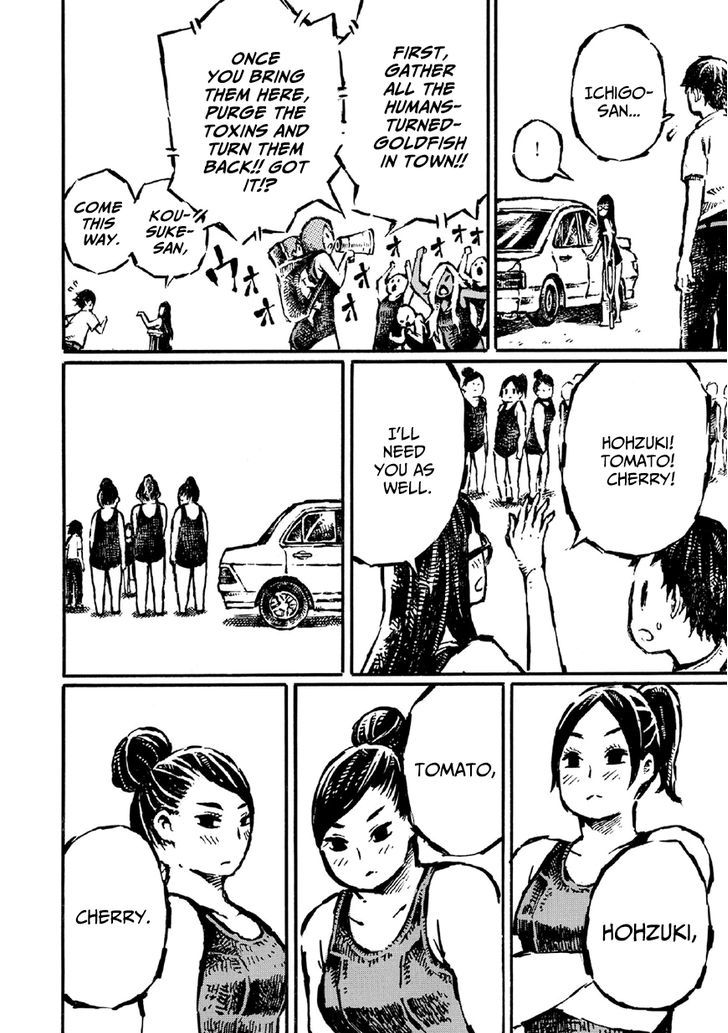 Shin Chimoguri Ringo to Kingyobachi Otoko Chapter 8.1 page 35 - Chapter 8.1