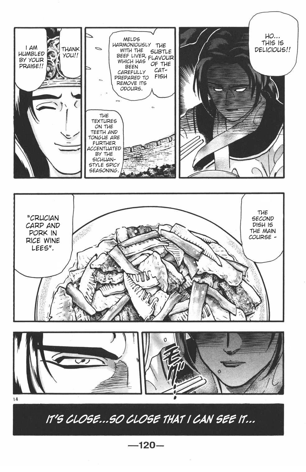 Shin Chuuka Ichiban! Chapter 103 page 14 - Chapter 103: Ultimate Dish: Eight Exorcism Trigrams!