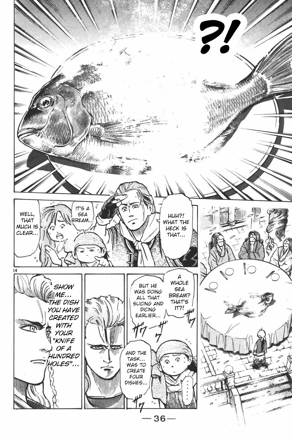Shin Chuuka Ichiban! Chapter 17 page 14 - Chapter 17: The Dish Inside the Fish