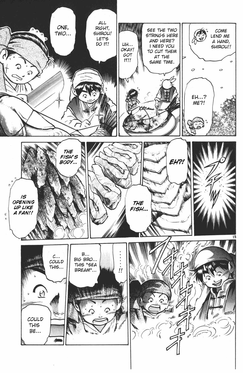 Shin Chuuka Ichiban! Chapter 17 page 15 - Chapter 17: The Dish Inside the Fish