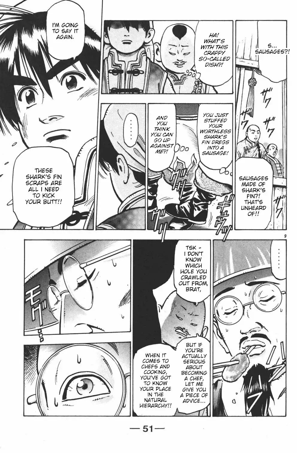 Shin Chuuka Ichiban! Chapter 27 page 9 - Chapter 27: Liberating the Shark's Fin