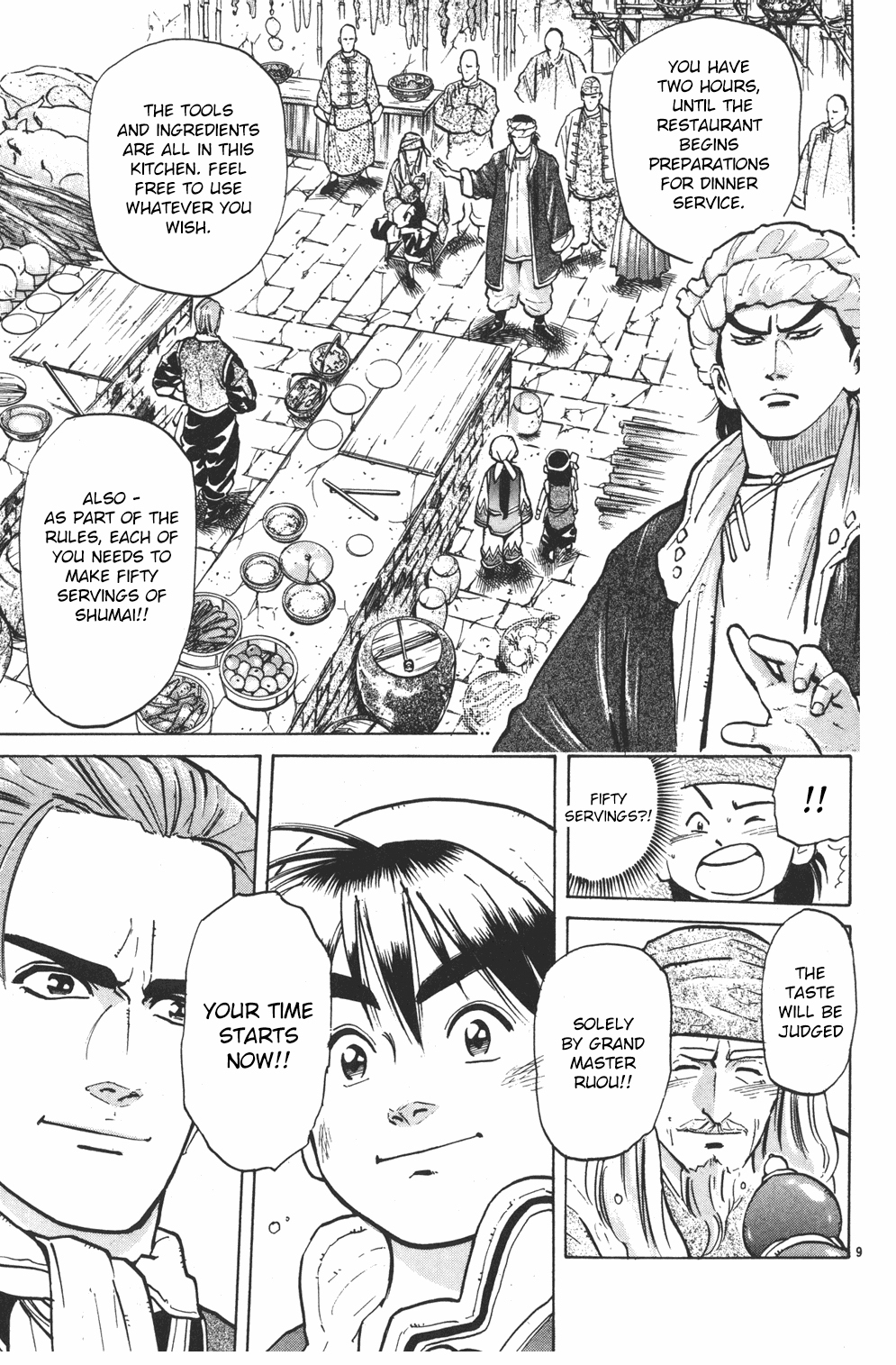 Shin Chuuka Ichiban! Chapter 3 page 9 - Chapter 3: Ultimate Chef vs. Ultimate Dim Sum Chef