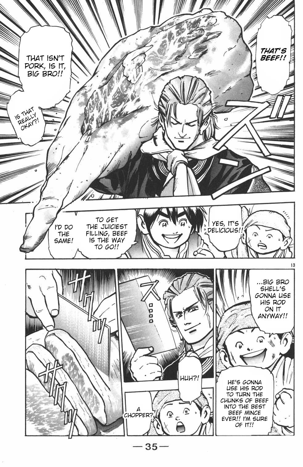 Shin Chuuka Ichiban! Chapter 35 page 13 - Chapter 35: The 1600-Year-Old Secret Weapon