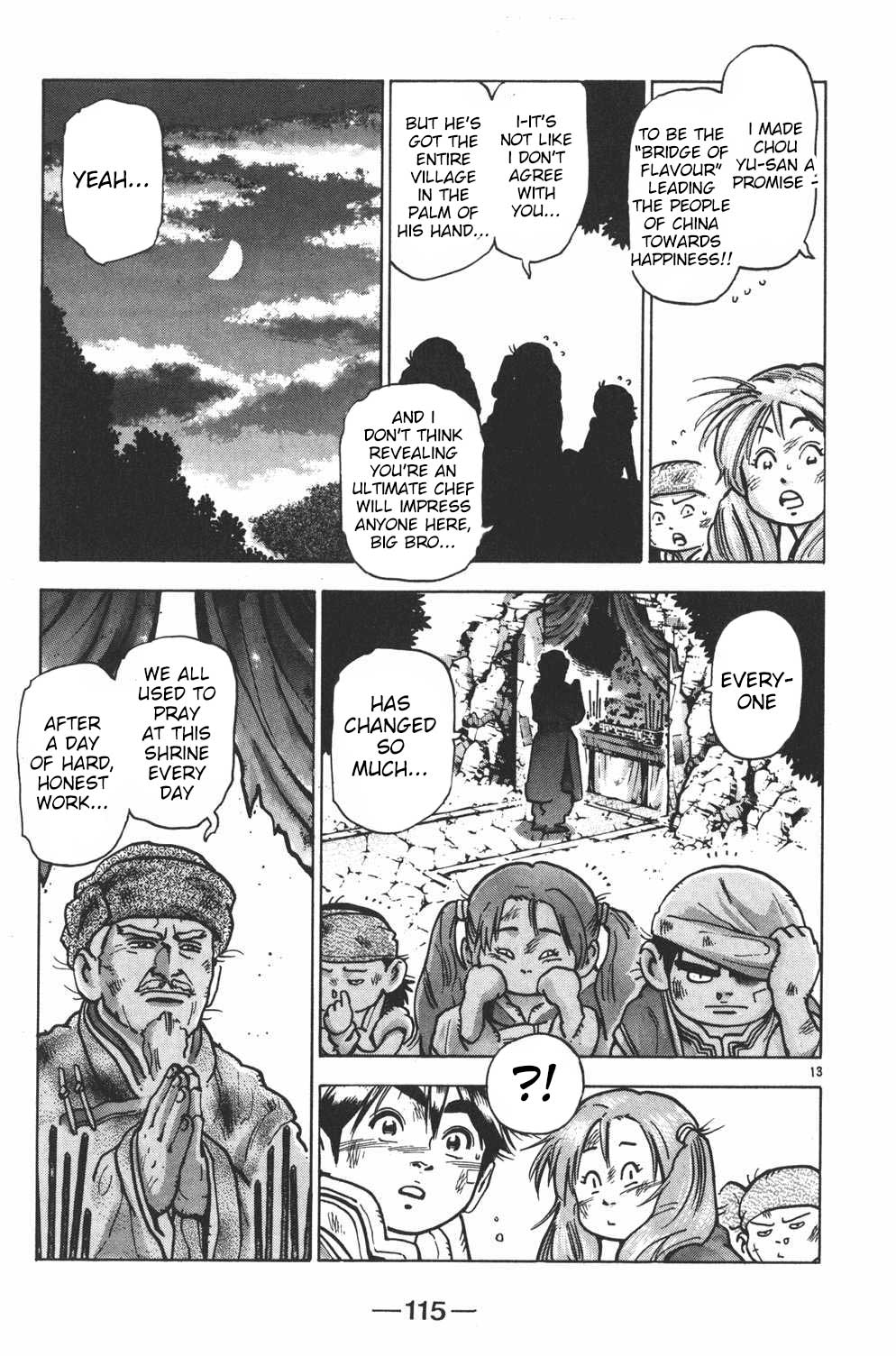 Shin Chuuka Ichiban! Chapter 57 page 13 - Chapter 57: Jiuhua, City of Gods