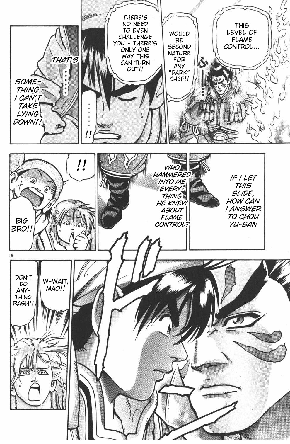 Shin Chuuka Ichiban! Chapter 60 page 18 - Chapter 60: River of Flames