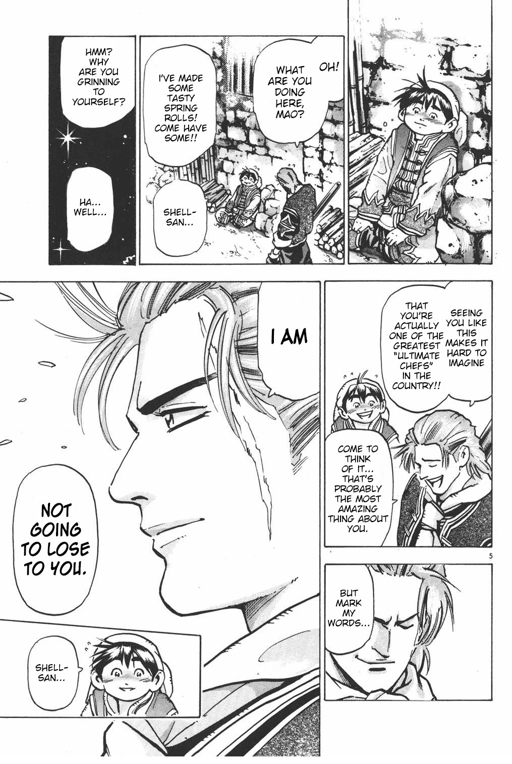 Shin Chuuka Ichiban! Chapter 60 page 5 - Chapter 60: River of Flames