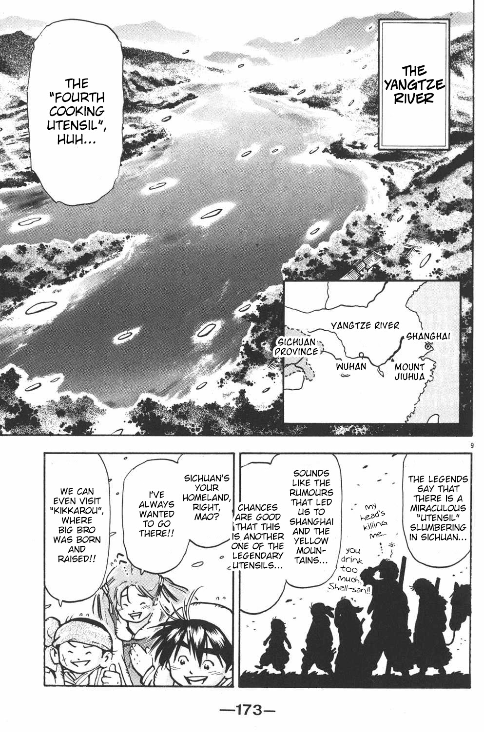 Shin Chuuka Ichiban! Chapter 60 page 9 - Chapter 60: River of Flames