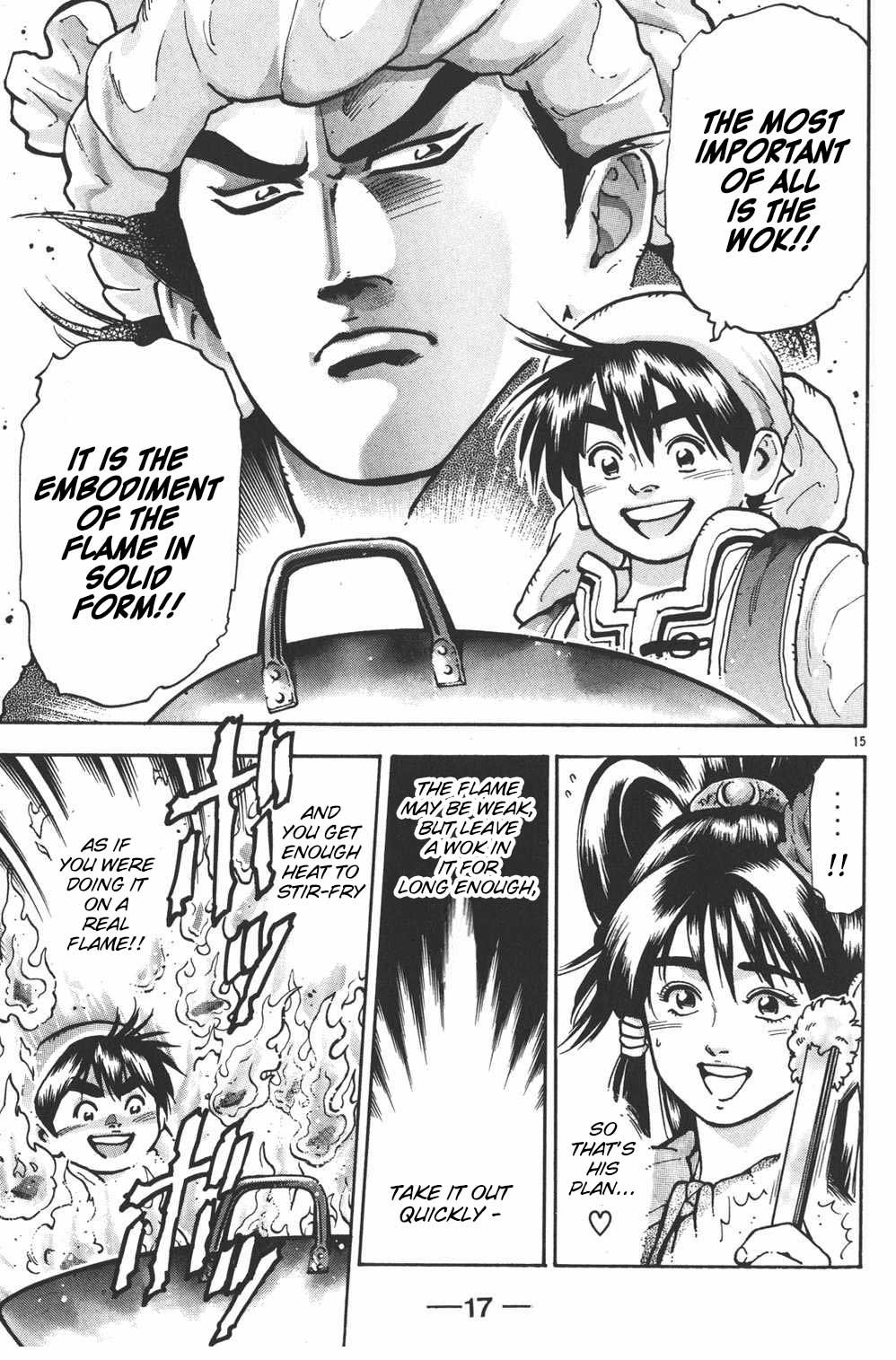 Shin Chuuka Ichiban! Chapter 61 page 15 - Chapter 61: Flame Control: Yangtze Final Showdown!!
