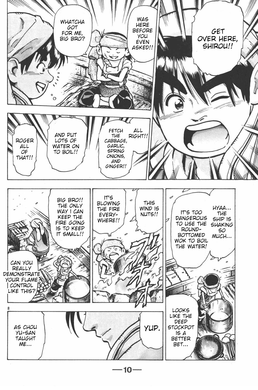 Shin Chuuka Ichiban! Chapter 61 page 8 - Chapter 61: Flame Control: Yangtze Final Showdown!!