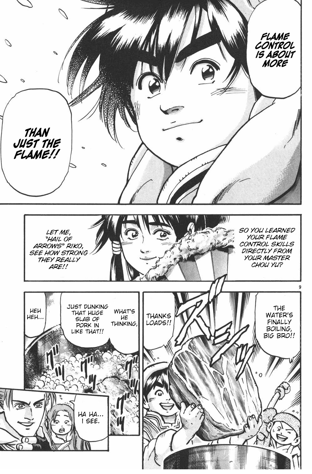 Shin Chuuka Ichiban! Chapter 61 page 9 - Chapter 61: Flame Control: Yangtze Final Showdown!!