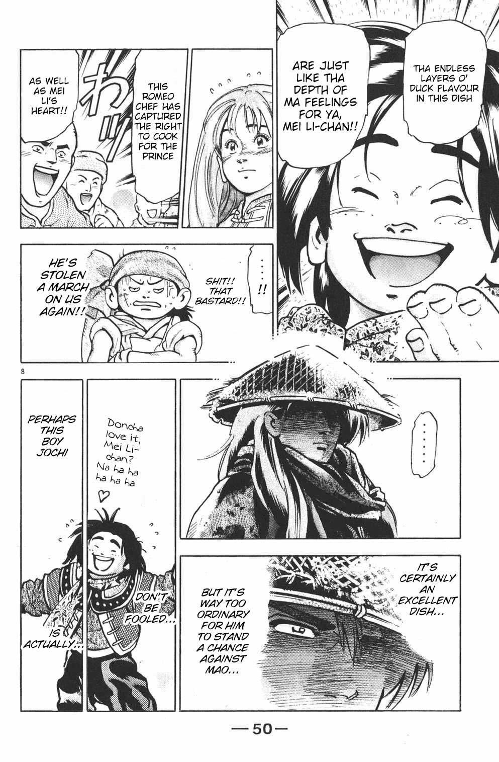 Shin Chuuka Ichiban! Chapter 72 page 8 - Chapter 72: Duck's How I Feel