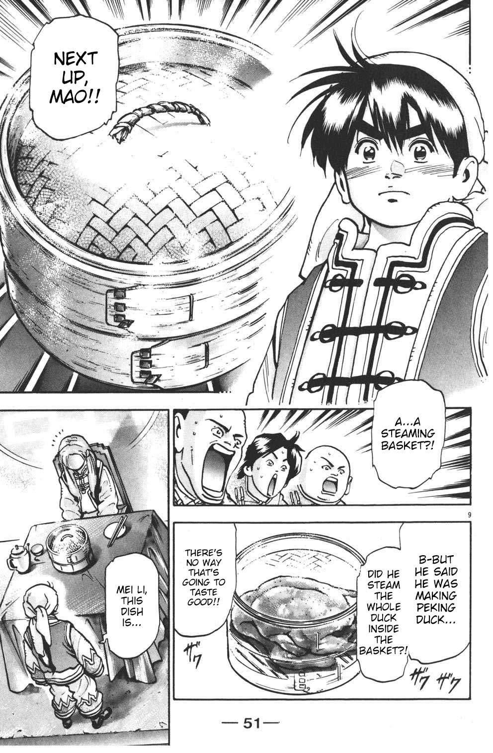 Shin Chuuka Ichiban! Chapter 72 page 9 - Chapter 72: Duck's How I Feel