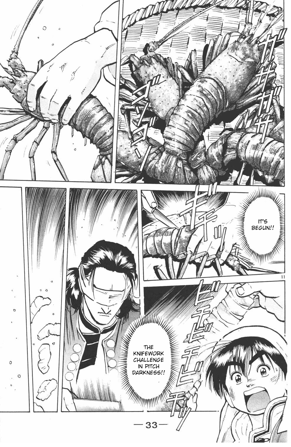 Shin Chuuka Ichiban! Chapter 8 page 11 - Chapter 8: Bloody Battle! Best-of-Three Lobster Fight!