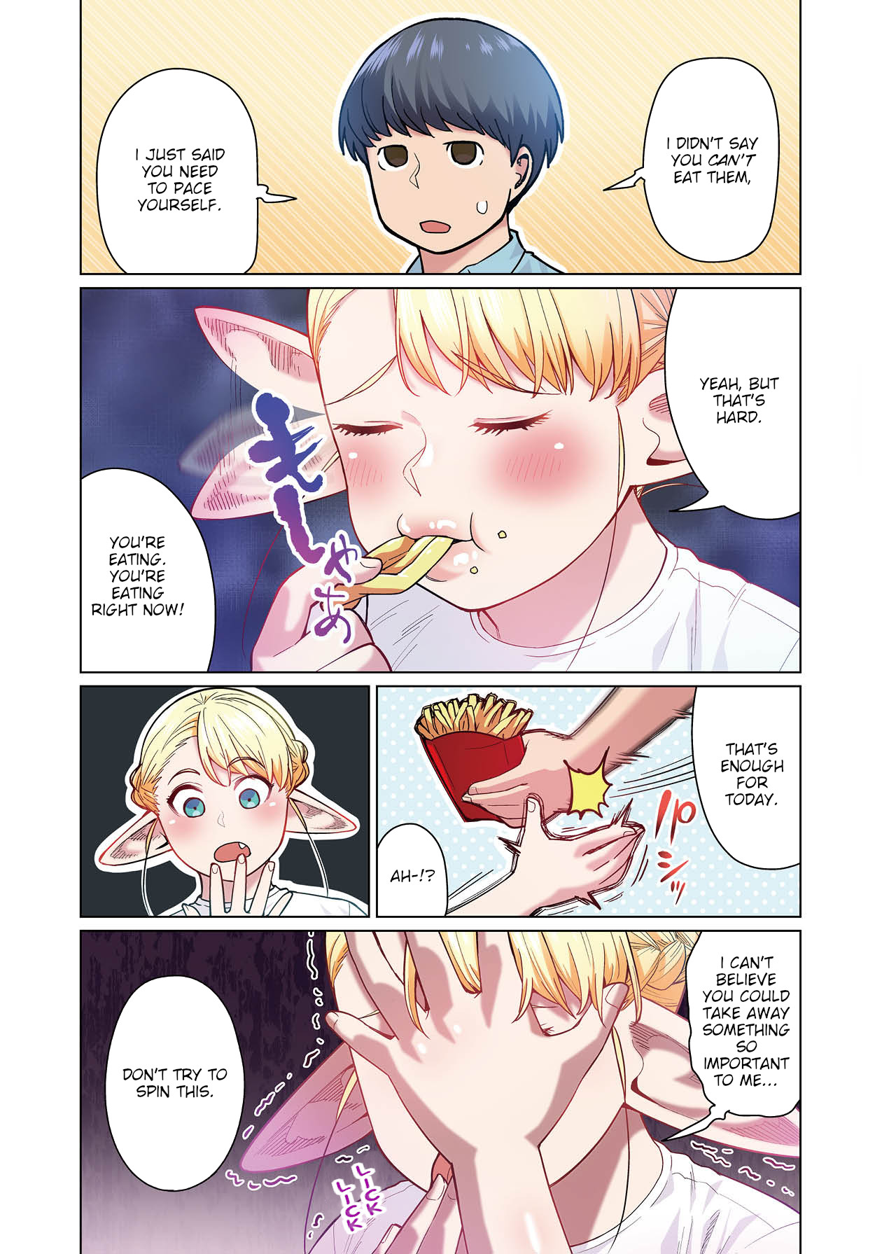 Shin Elf-san wa Yaserarenai. Chapter 1 page 15 - Chapter 1: Elf Oil