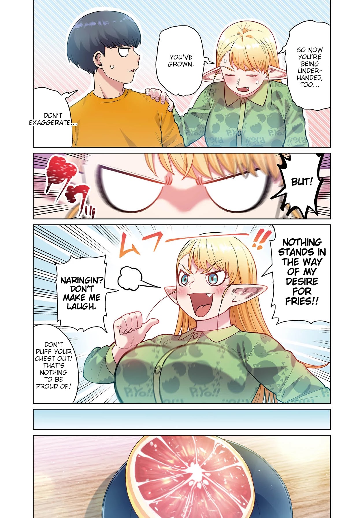 Shin Elf-san wa Yaserarenai. Chapter 1 page 24 - Chapter 1: Elf Oil