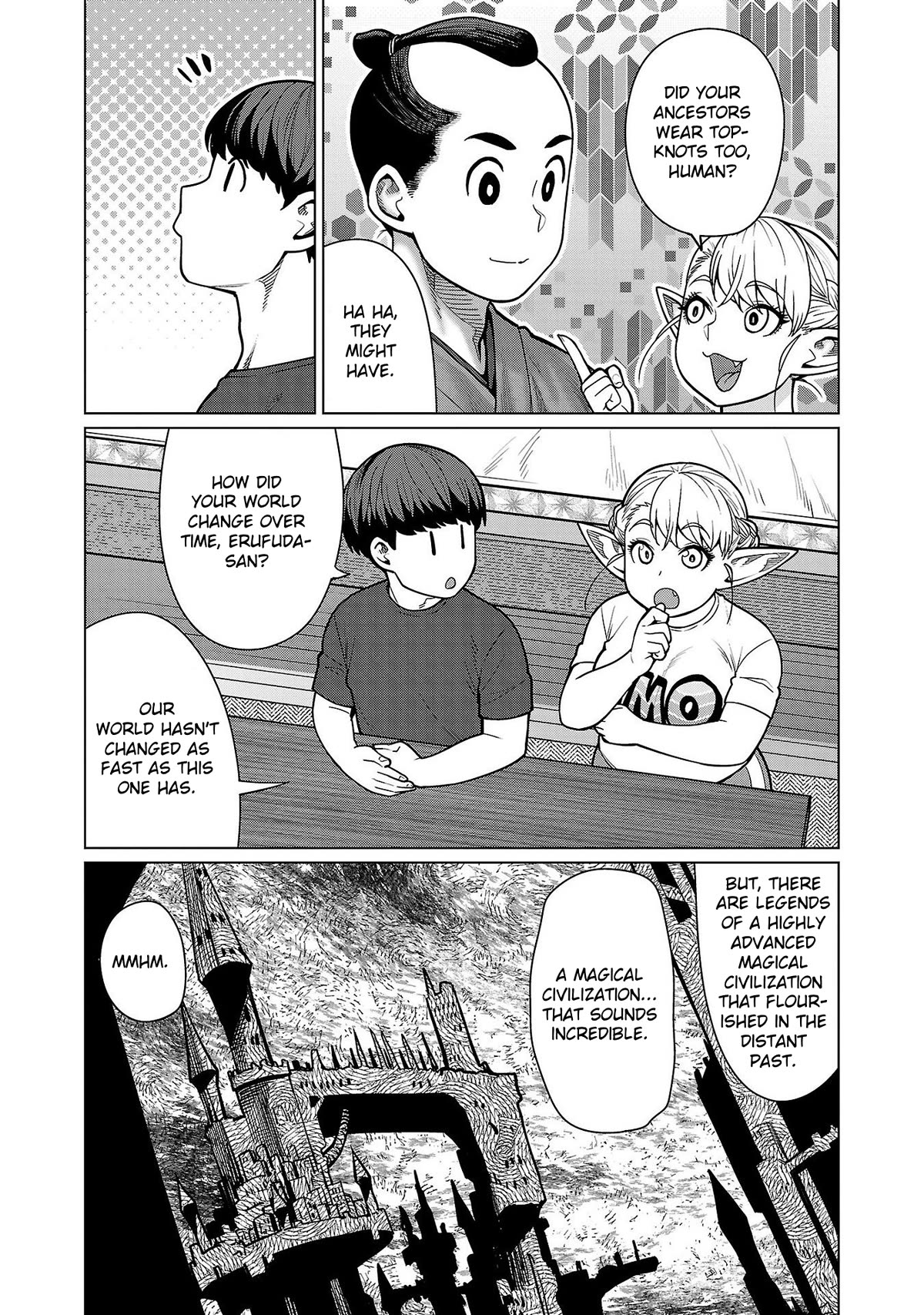 Shin Elf-san wa Yaserarenai. Chapter 13 page 5 - Chapter 13: Ancient Threats (Part 1)