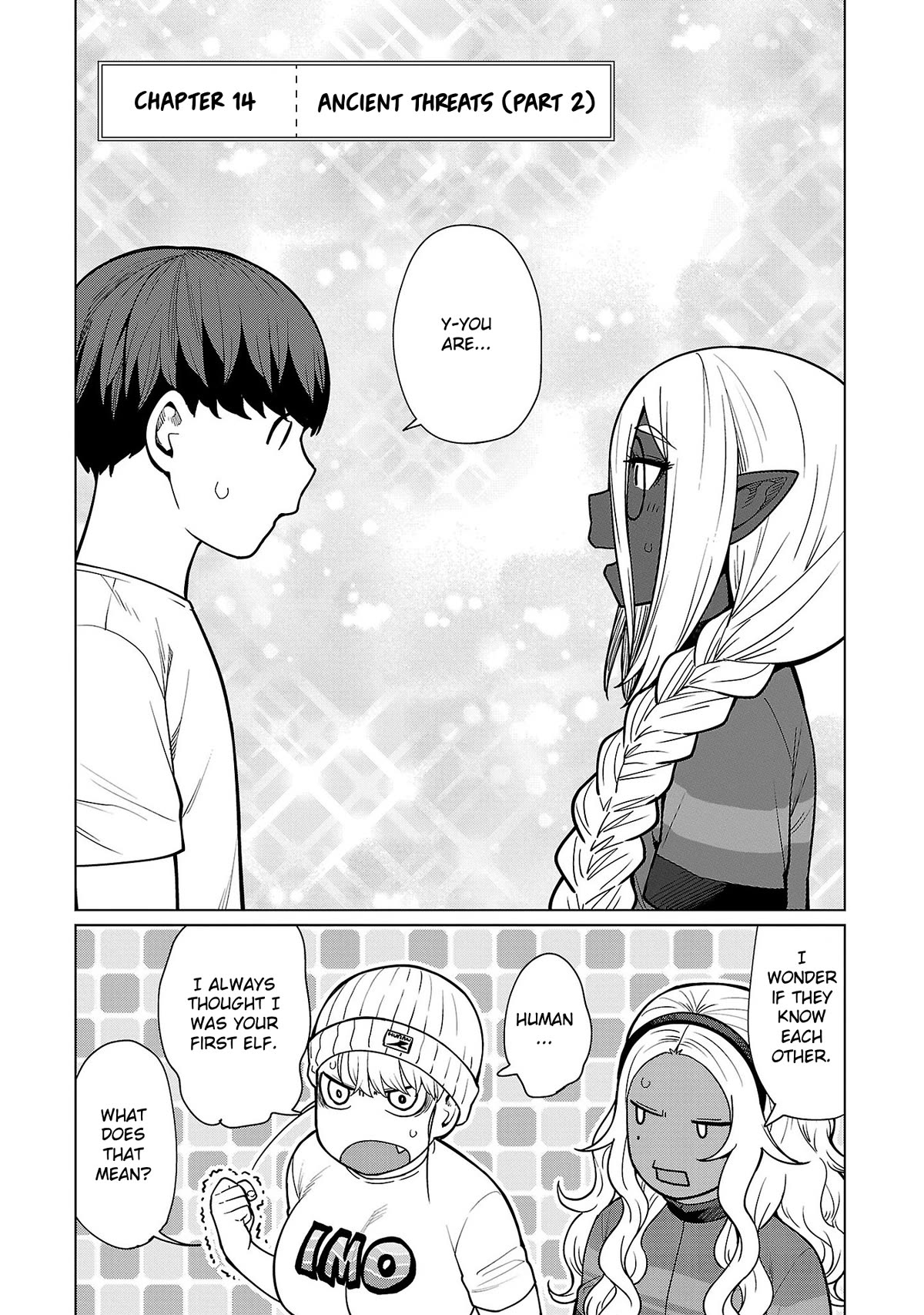 Shin Elf-san wa Yaserarenai. Chapter 14 page 1 - Chapter 14: Ancient Threats (Part 2)