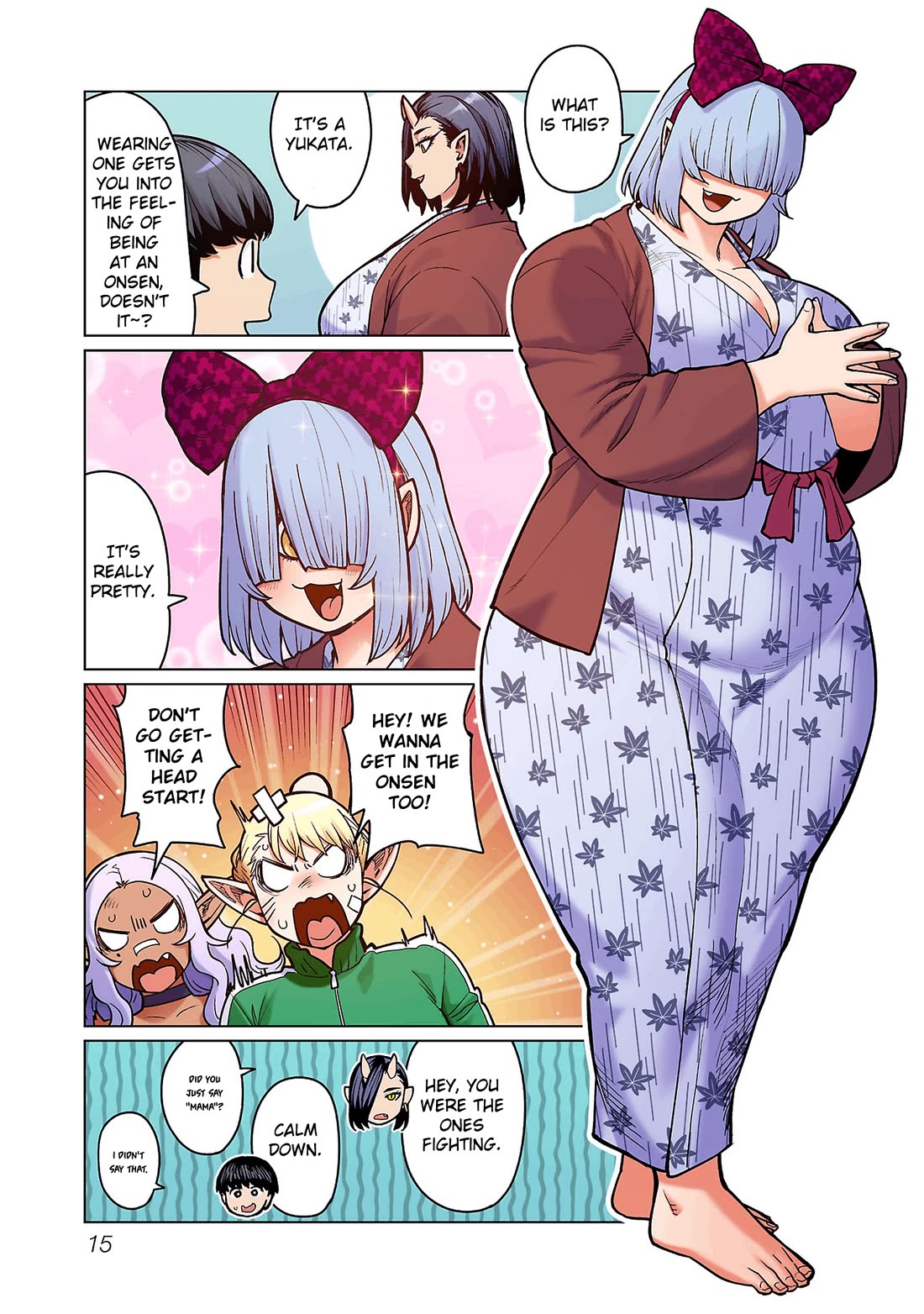 Shin Elf-san wa Yaserarenai. Chapter 16 page 11 - Chapter 16: Onsen Customs (Part 1)