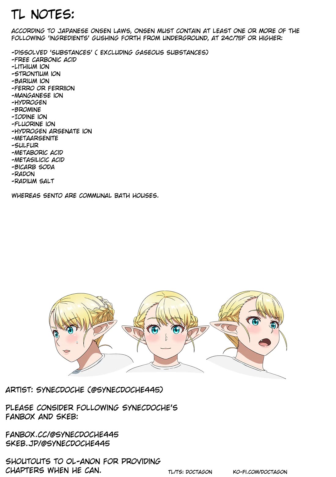 Shin Elf-san wa Yaserarenai. Chapter 16 page 25 - Chapter 16: Onsen Customs (Part 1)