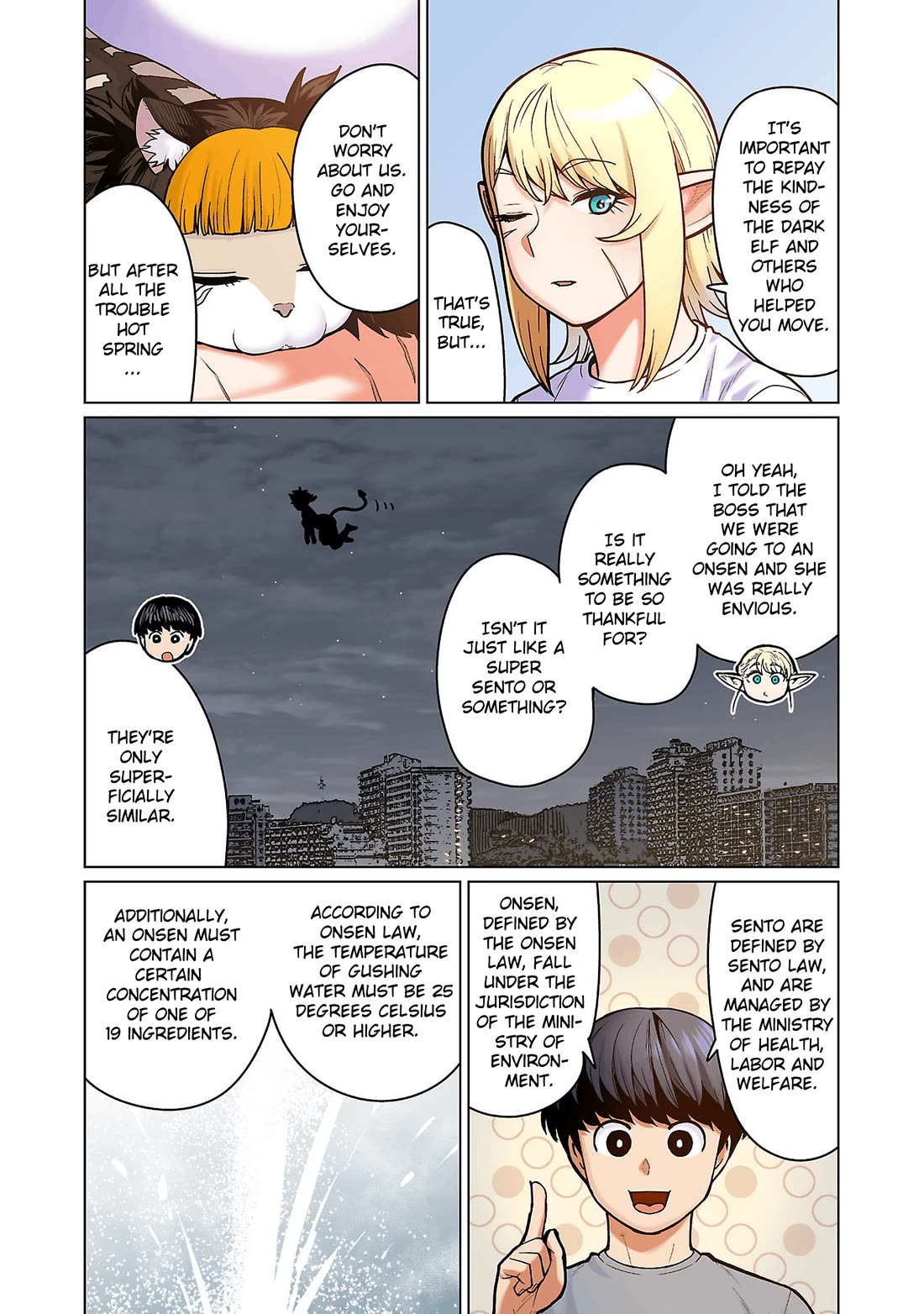 Shin Elf-san wa Yaserarenai. Chapter 16 page 3 - Chapter 16: Onsen Customs (Part 1)