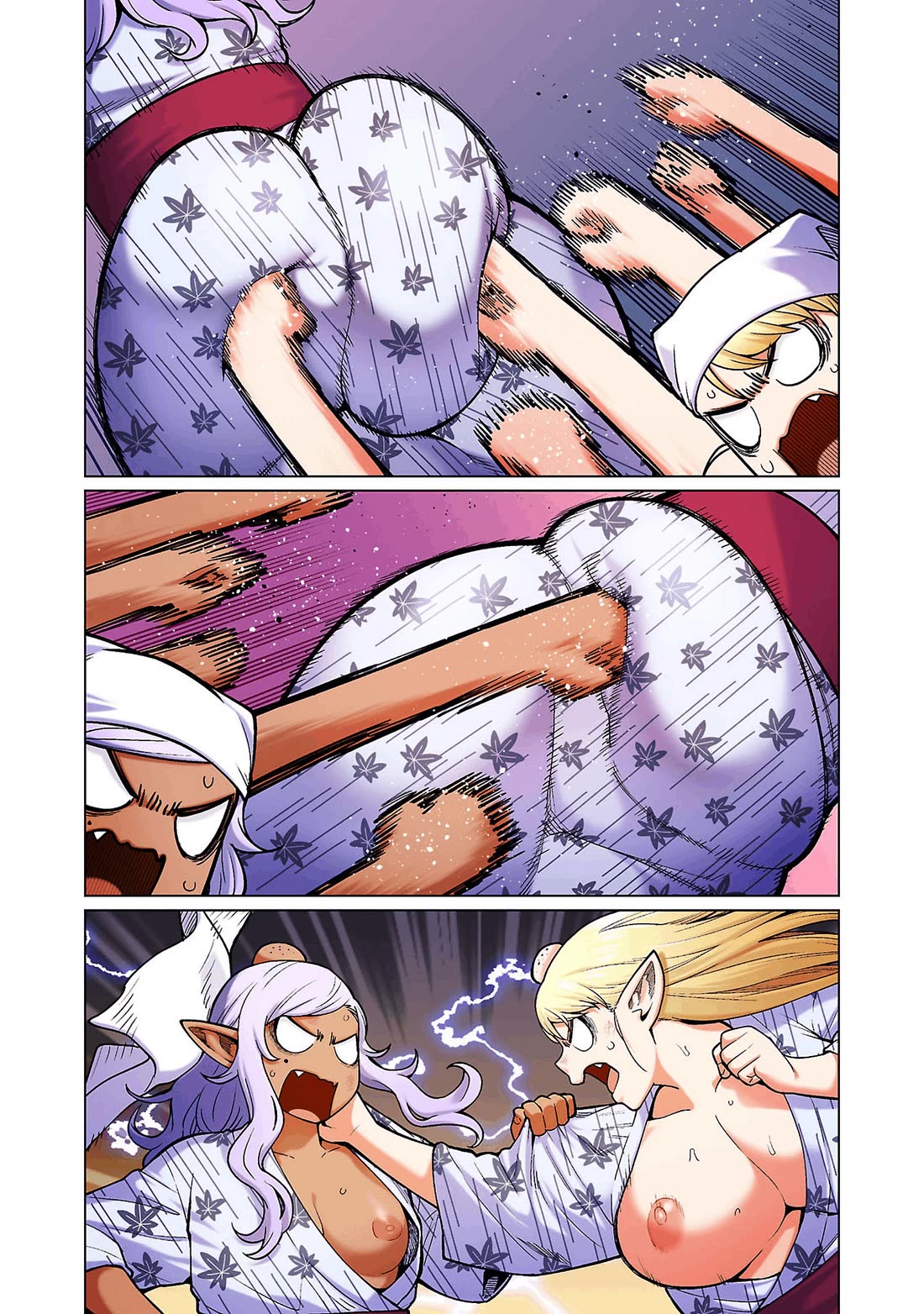 Shin Elf-san wa Yaserarenai. Chapter 17 page 14 - Chapter 17: Onsen Customs (Part 2)