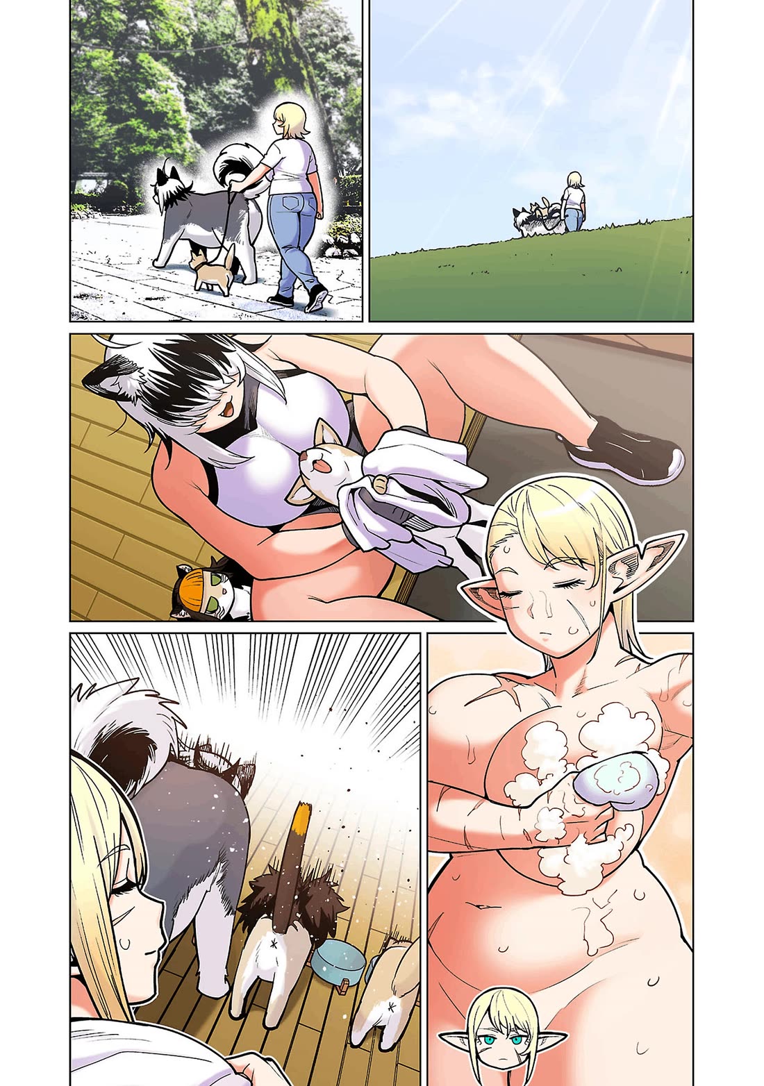 Shin Elf-san wa Yaserarenai. Chapter 17 page 20 - Chapter 17: Onsen Customs (Part 2)