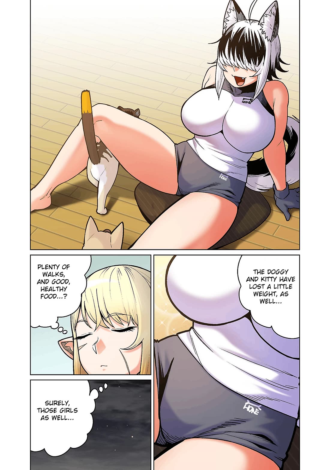 Shin Elf-san wa Yaserarenai. Chapter 17 page 22 - Chapter 17: Onsen Customs (Part 2)