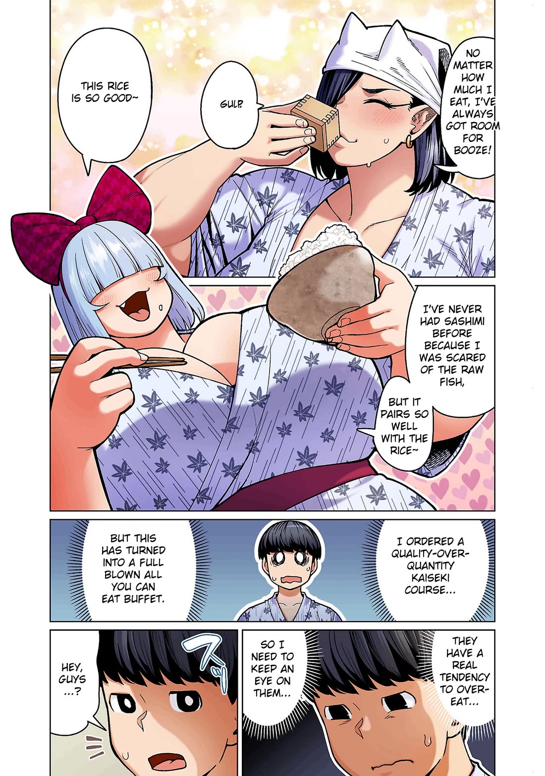Shin Elf-san wa Yaserarenai. Chapter 17 page 9 - Chapter 17: Onsen Customs (Part 2)